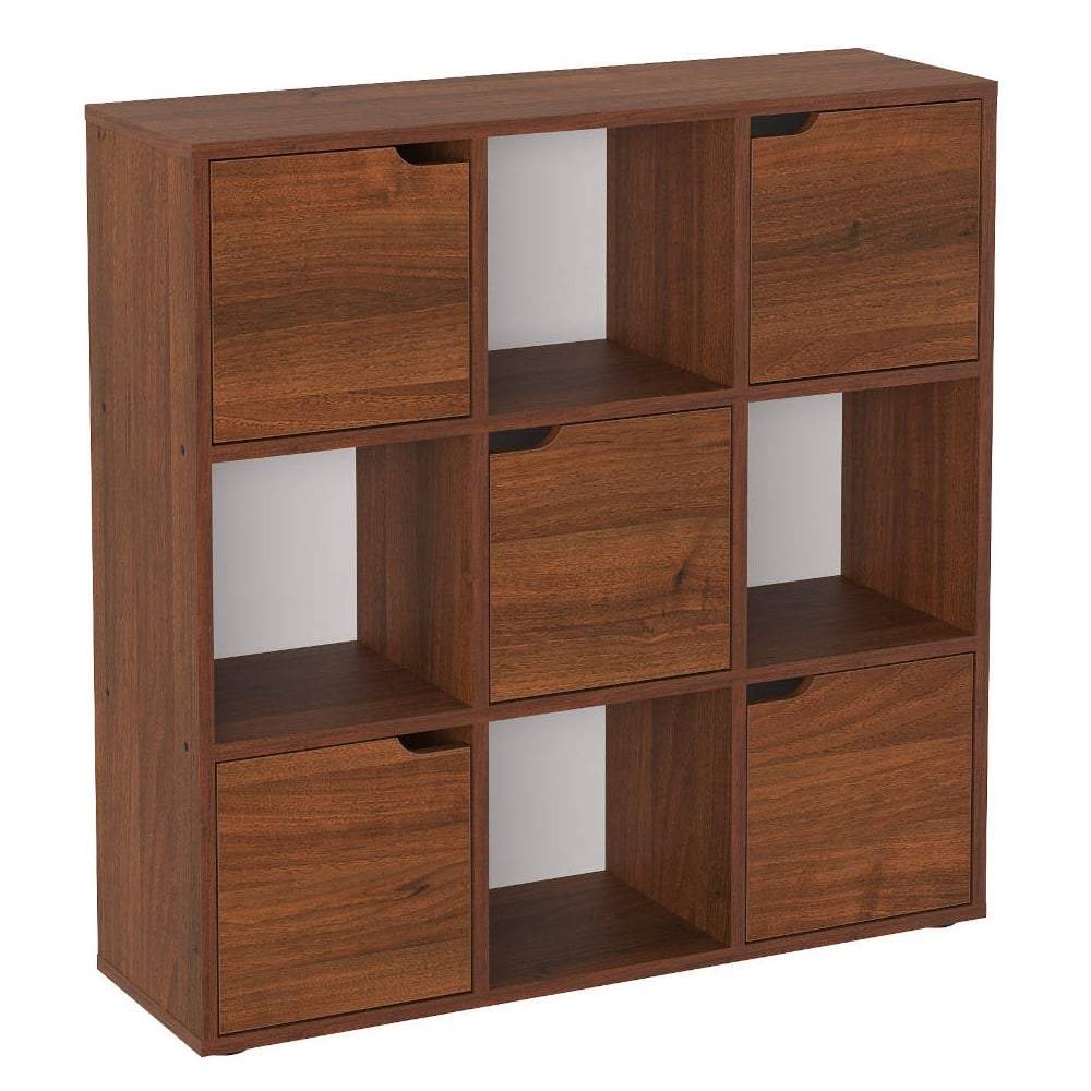 Стеллаж Компанит П 33 88,5х27,5х89,3 см Орех (66f00bb9e46f9163b526266a)