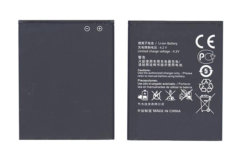 Аккумулятор для смартфона Huawei HB4J1 U8150 3,7V 1050 mAh 3,9 Wh Black