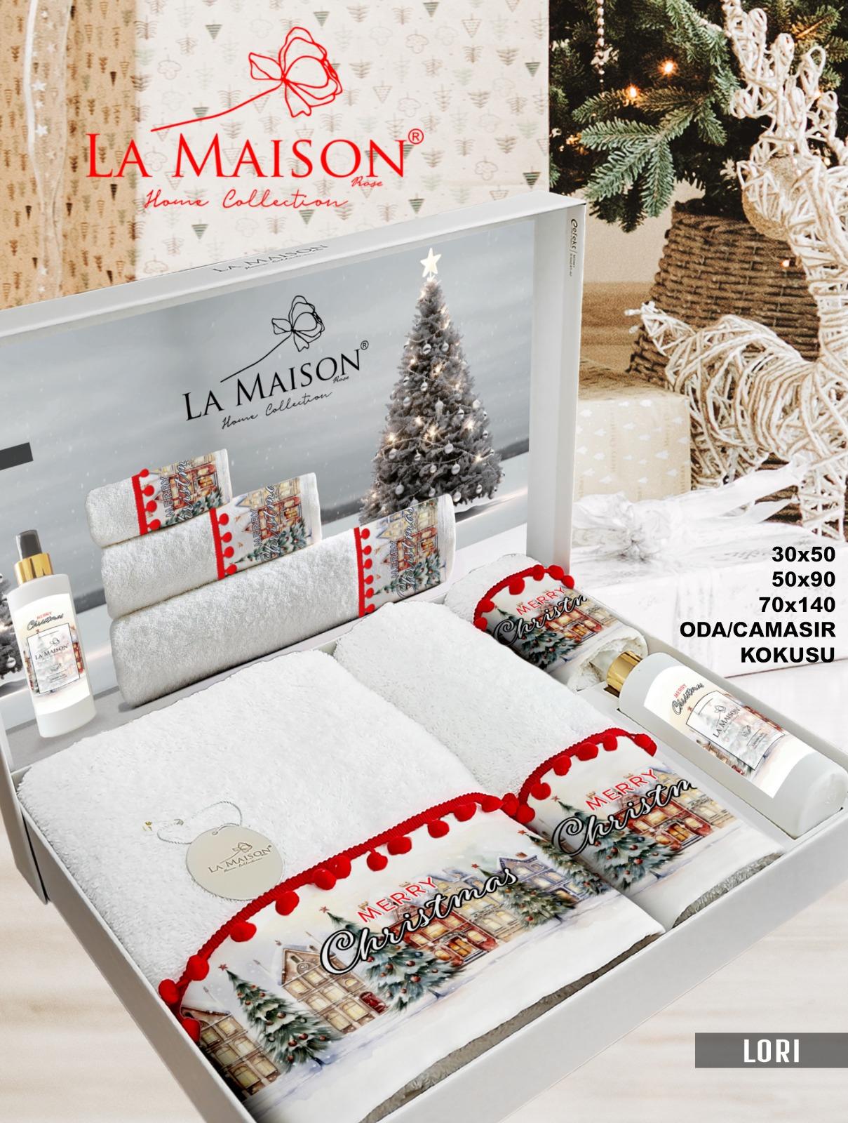 Подарунковий набір рушників La Maison d'Armorine 3 шт. з ароматом Lori 30481 (29658340) - фото 4 Подарунковий набір рушників La Maison d'Armorine 3 шт. з ароматом Lori 30481 (29658340) - фото 4