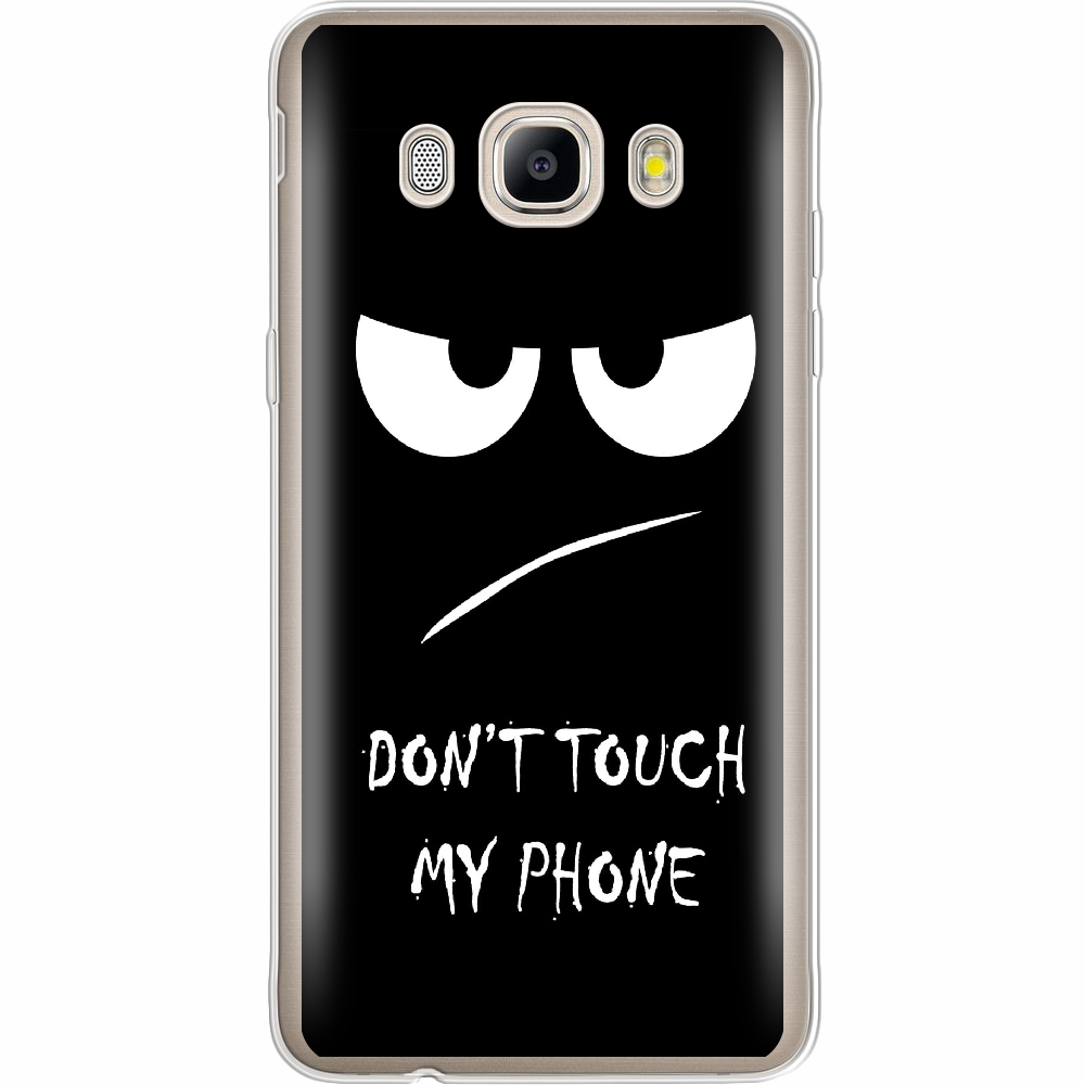 Чохол BoxFace Samsung J510 Galaxy J5 2016 Don't Touch my Phone Прозорий силікон (25137-up535-25137)