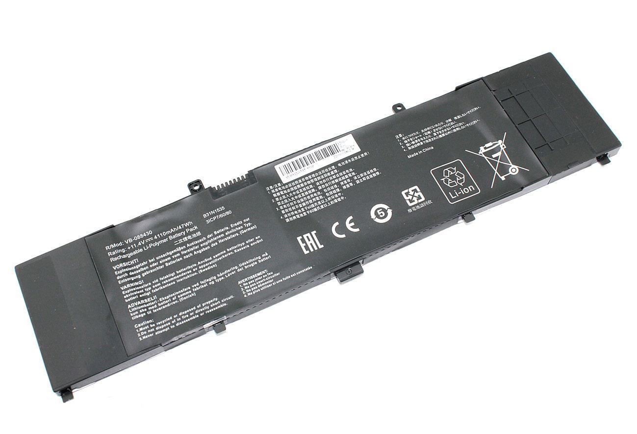 Аккумулятор для ноутбука Asus B31N1535 ZenBook UX310 11.4V 3900 mAh OEM Black