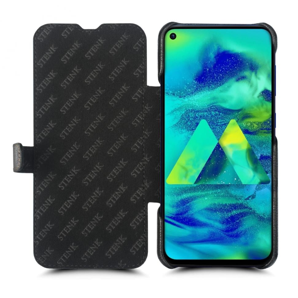 Чехол книжка Stenk Premium для Samsung Galaxy M40 Черный (68568)