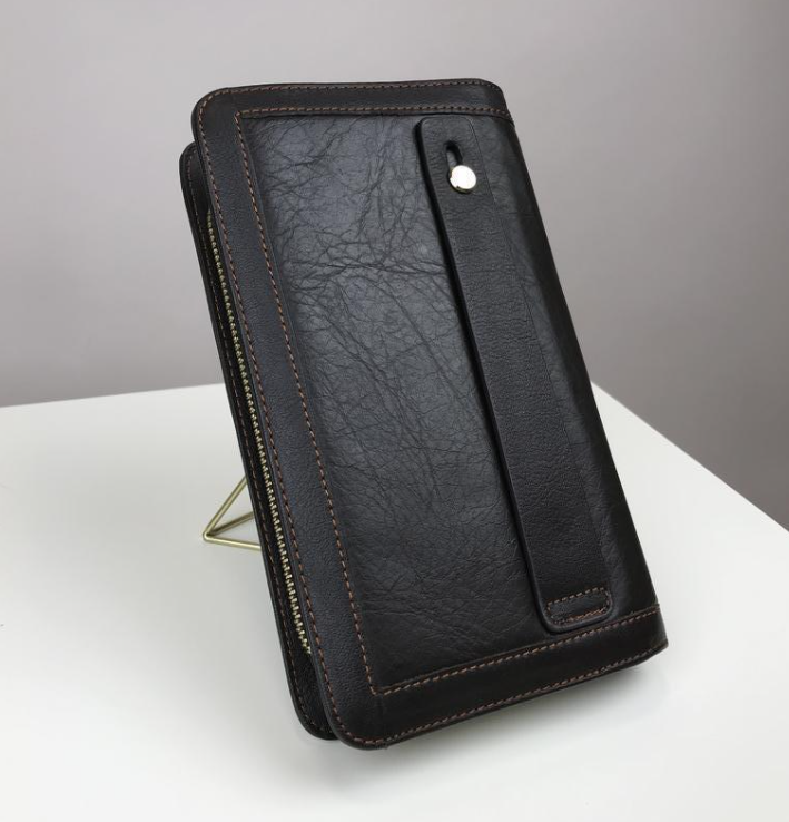 Портмоне MS Collection MS005B кожа Черный