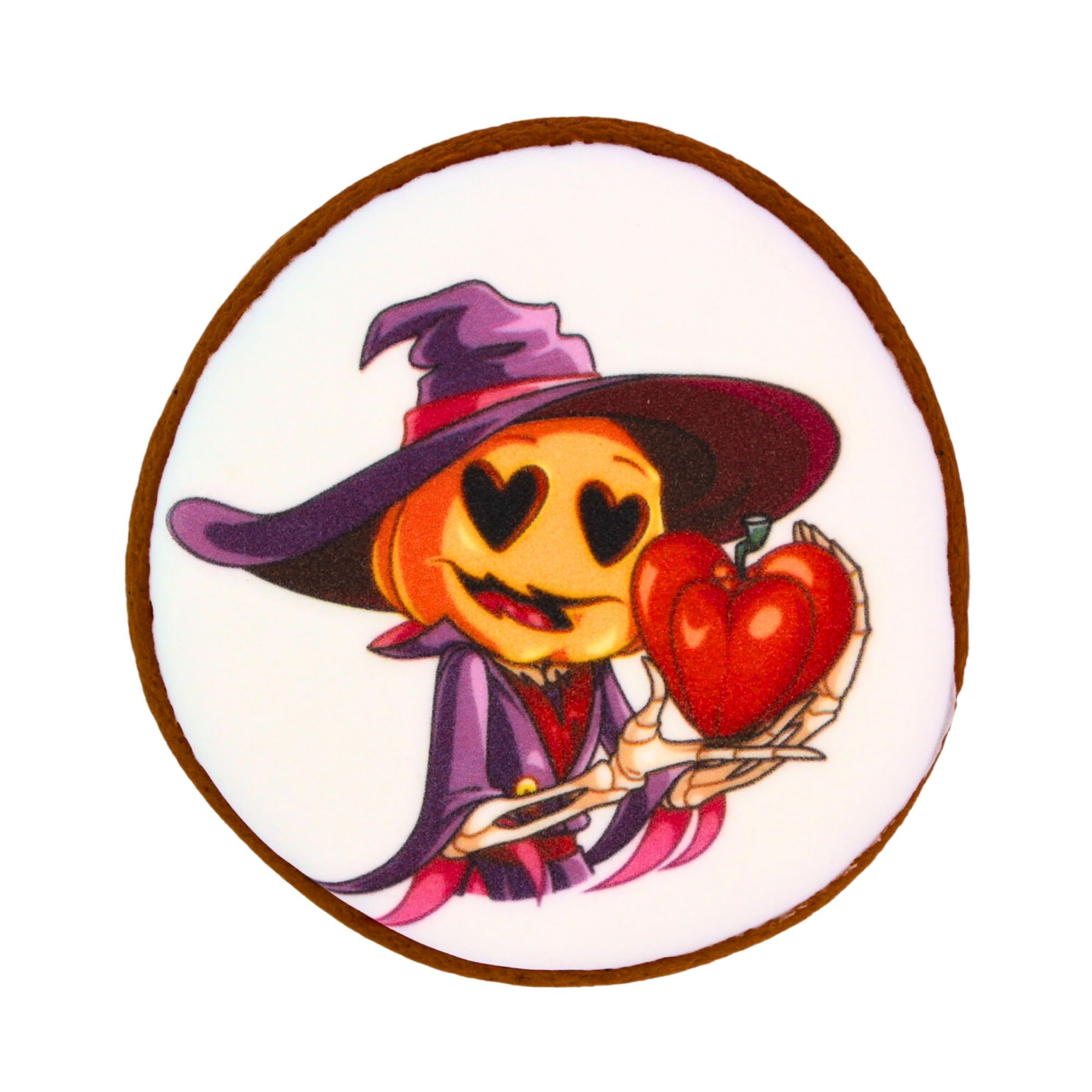 Пряник с принтом Крафт Печиво Хэллоуин Призрак 45 г