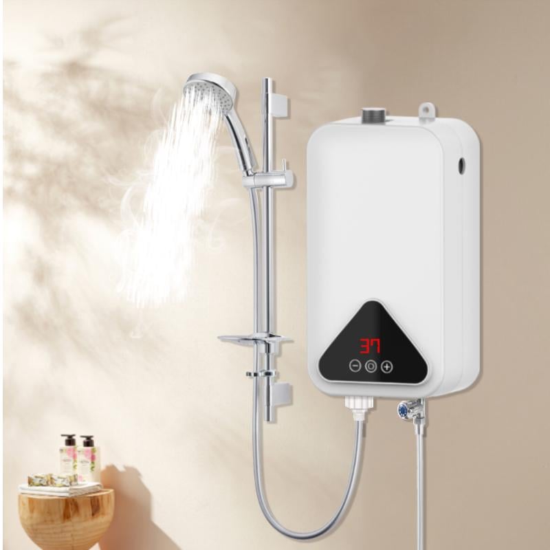 Проточний водонагрівач-душ AQUA-JET електричний/термостатичний із терморегулятором 5,5 кВт (RYK-2025009) - фото 6 Проточний водонагрівач-душ AQUA-JET електричний/термостатичний із терморегулятором 5,5 кВт (RYK-2025009) - фото 6