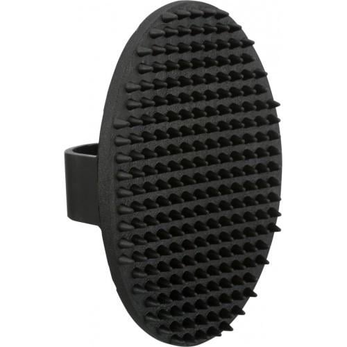 Щетка Trixie массажная с шипами резиновая с петлей для рук 8х13 см (2336)