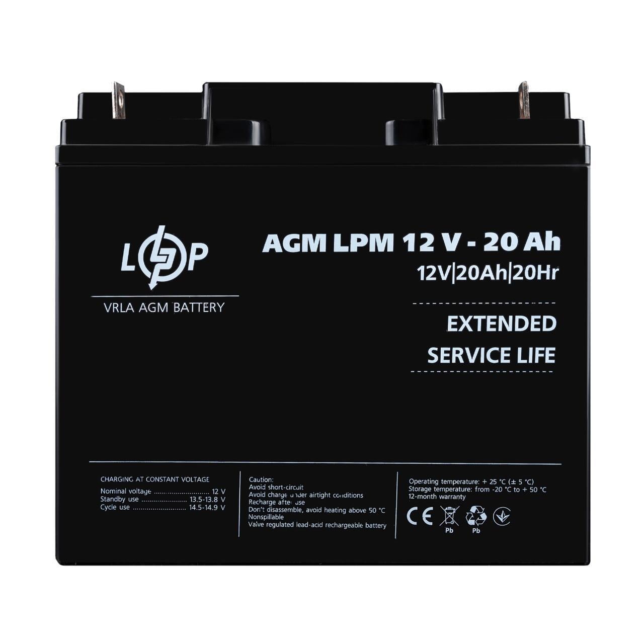 Акумулятор AGM LPM 12V-20 Ah (3132299742)