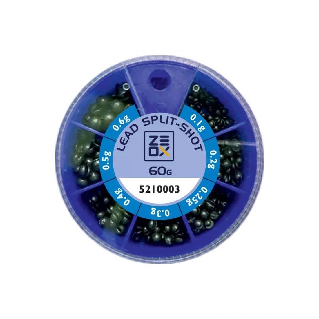 Набор грузил Zeox Lead Split-Shot 60 г (3KB5073)