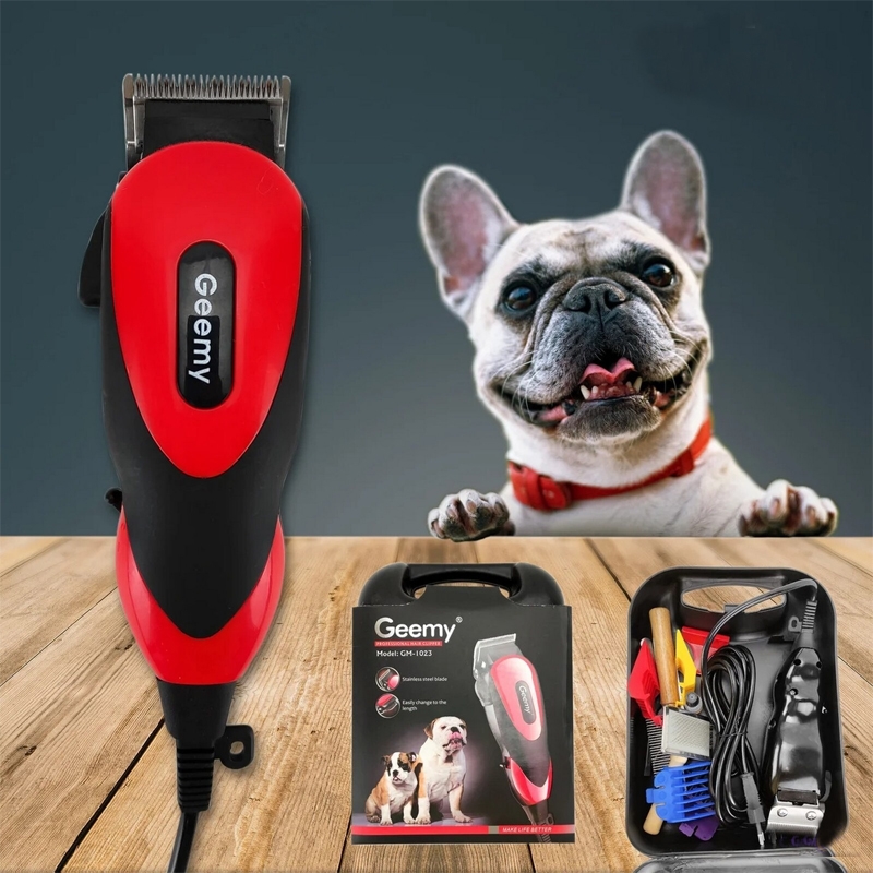 Машинка для стрижки тварин Geemy GM-1023 набір (tf7462) - фото 3 Машинка для стрижки тварин Geemy GM-1023 набір (tf7462) - фото 3