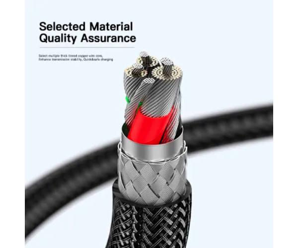 Кабель Data Essager EXCTT1-XJ01-P Type C-Type C 100W 1 м Black (06EXCTT1-XJ01-P) - фото 5 Кабель Data Essager EXCTT1-XJ01-P Type C-Type C 100W 1 м Black (06EXCTT1-XJ01-P) - фото 5