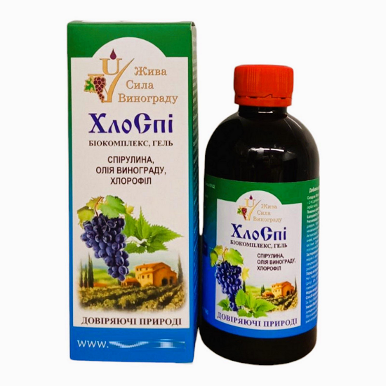 Гель питний Жива Сила Винограду ХлоСпі 250 мл (ЖСВ36)