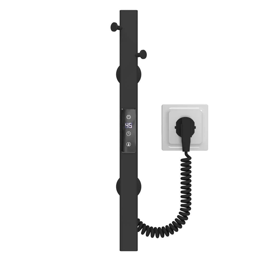 Полотенцесушитель электрический Deffi Holly JD04 нержавеющая сталь 30x400 мм (C.MB.40.30.E.B.U.2)