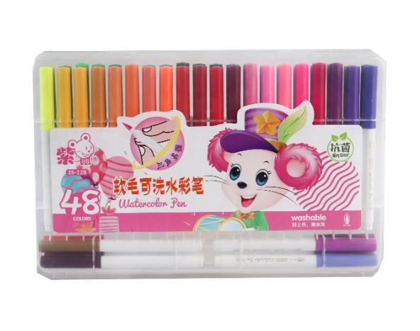 Набір фломастерів-пензлів Mouse 228-48 48 шт. (MTT-147667) - фото 1 Набір фломастерів-пензлів Mouse 228-48 48 шт. (MTT-147667) - фото 1