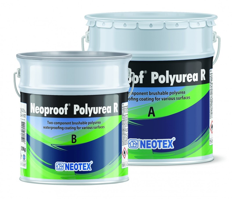 Гідроізоляція полімочевіна для покрівель Neotex Neoproof Polyurea R А+В 1 кг