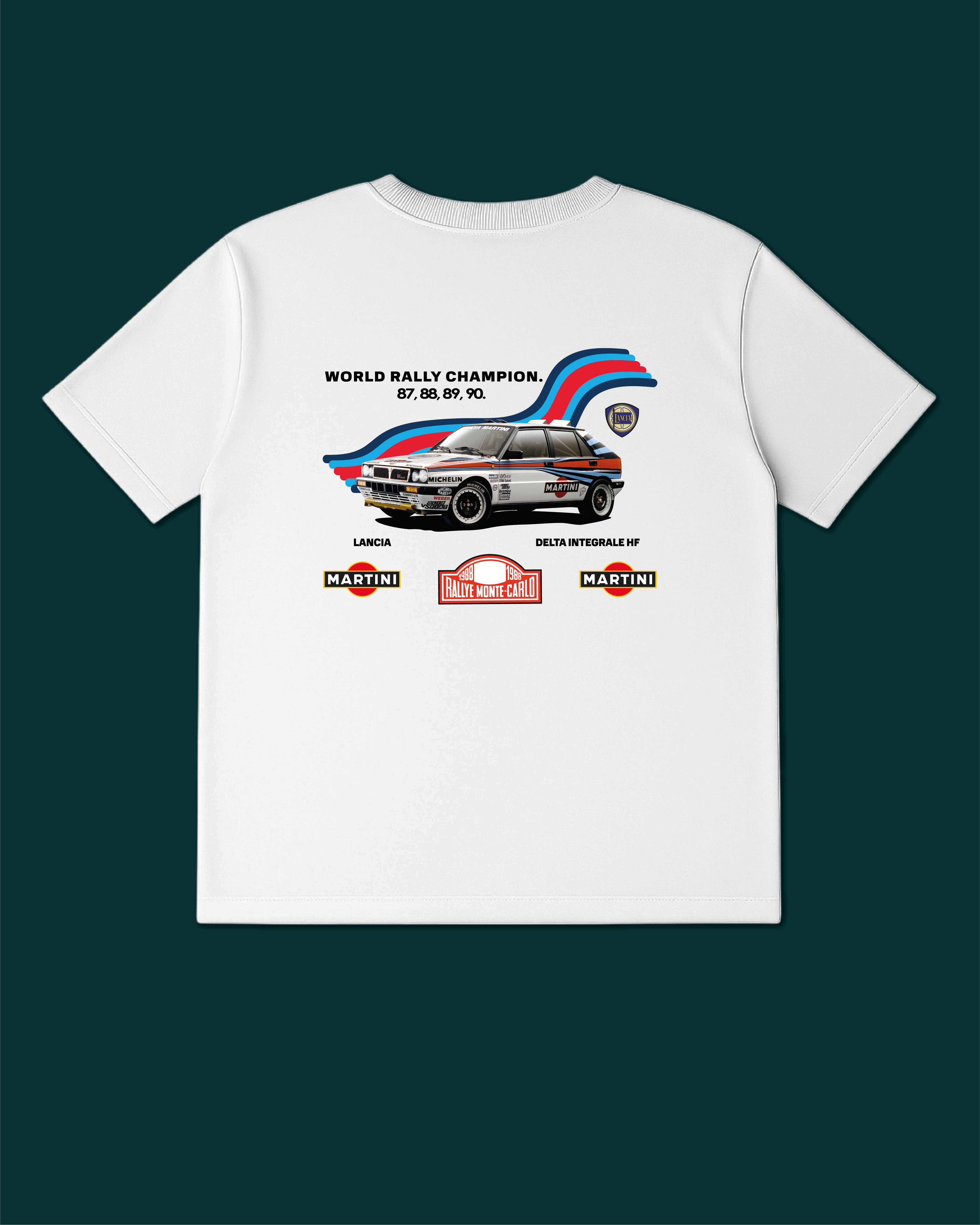 Футболка MEAN LTD Lancia Delta Integrale S Белый (MLD0017001) - фото 5