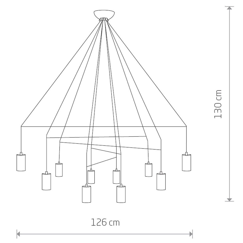 Люстра Nowodvorski Imbria 10L BS 7954 - фото 2