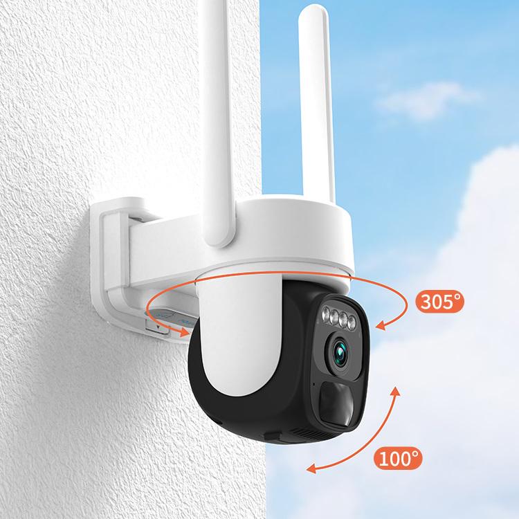 Камера беспроводная наружная Patrul Camsoy X3W WiFi PTZ 3 MP 2K автономная поворотная с солнечной батареей Белый (1480450192) - фото 6