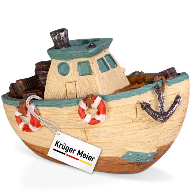 Декорация рыбацкая лодка Kruger Meier Fishing Boat 11x6,5x7,5 см (KM1288) Декорация рыбацкая лодка Kruger Meier Fishing Boat 11x6,5x7,5 см (KM1288)