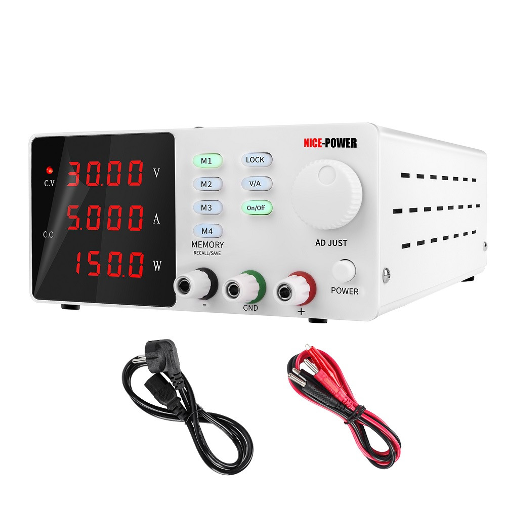 Блок питания импульсный лабораторный Wenice SPPS-S305 30V/5A (8-22-51712) Блок питания импульсный лабораторный Wenice SPPS-S305 30V/5A (8-22-51712)