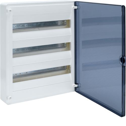 Щиток Hager Golf VS318TD на 3x18 навесной модуля Белый/Прозрачный (17703981)