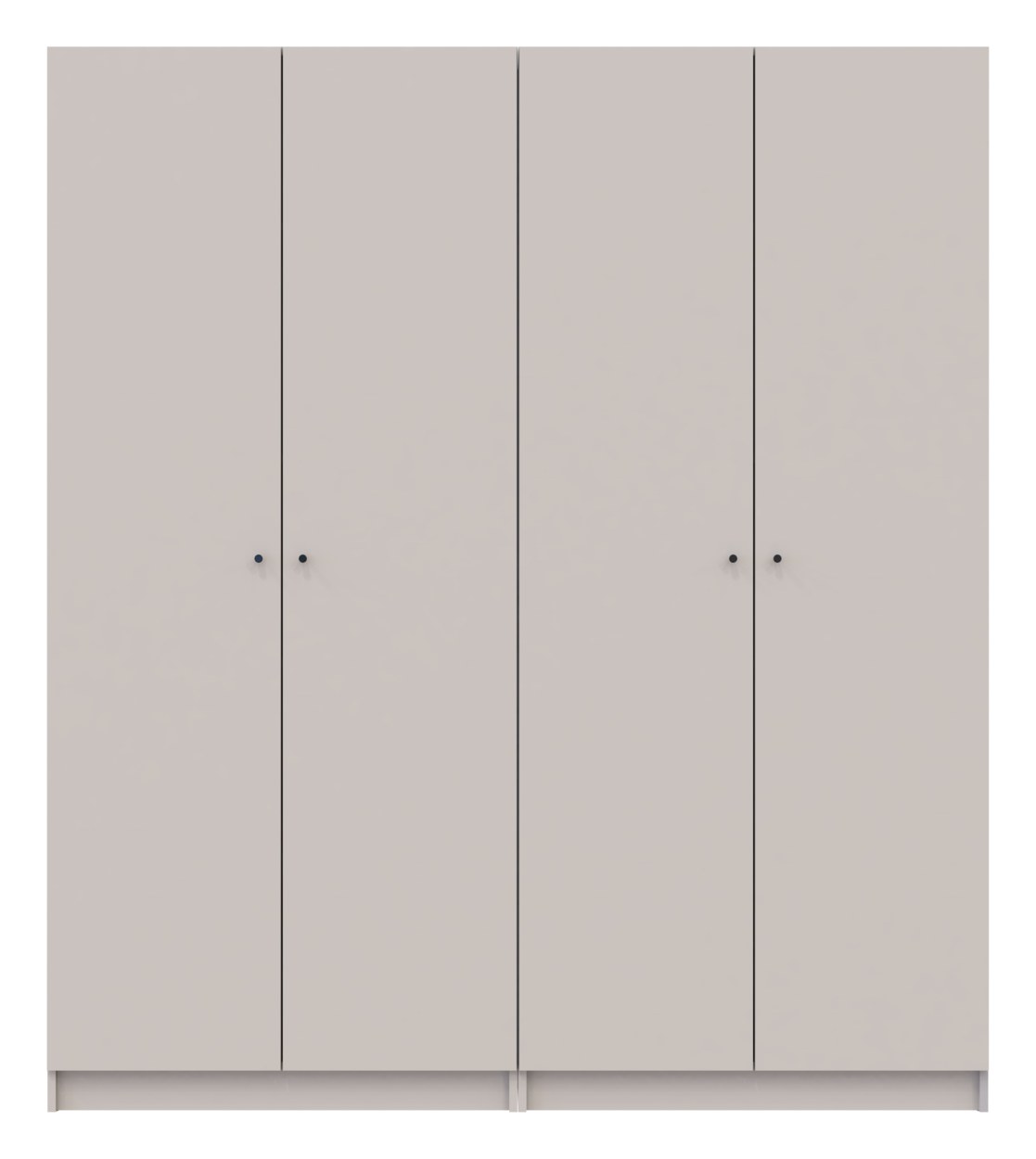 Шкаф для одежды Doros Промо 2+2 ДСП 180х48х204 см Кашемир (80737672)