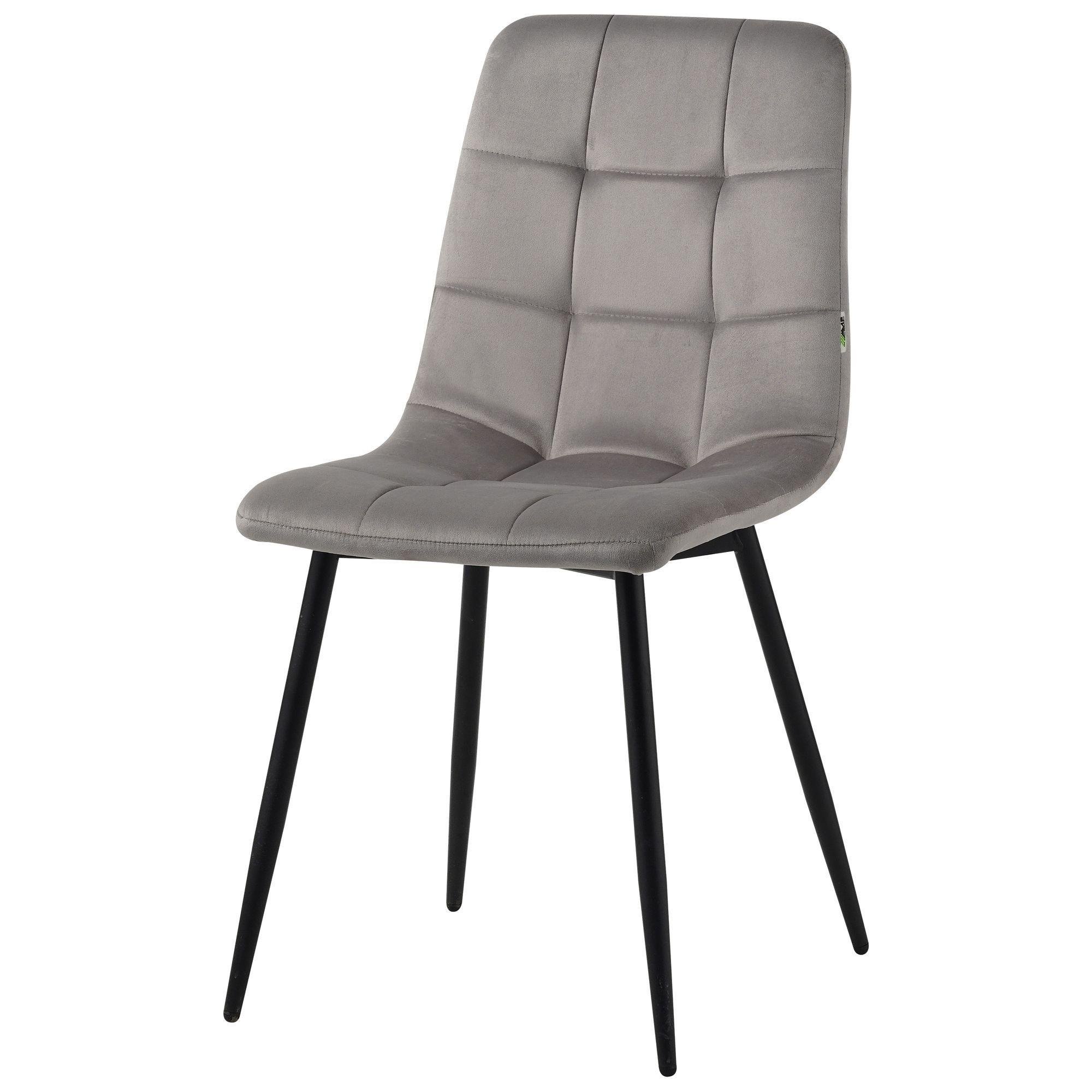 Кухонный стул AMF Cherry вельвет Light Grey (00016)