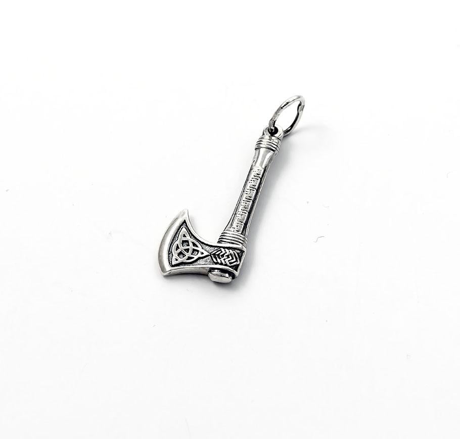 Кулон оберег Maxi Silver 8936 Топор перуна с триглавом (88936)
