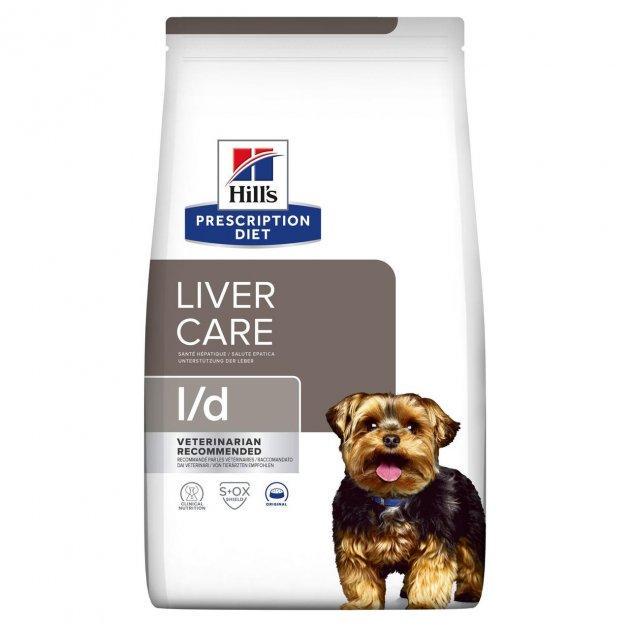 Корм сухий лікувальний Hill's Prescription Diet l/d Liver Care для собак у разі захворювань печінки 1,5 кг (052742041698)