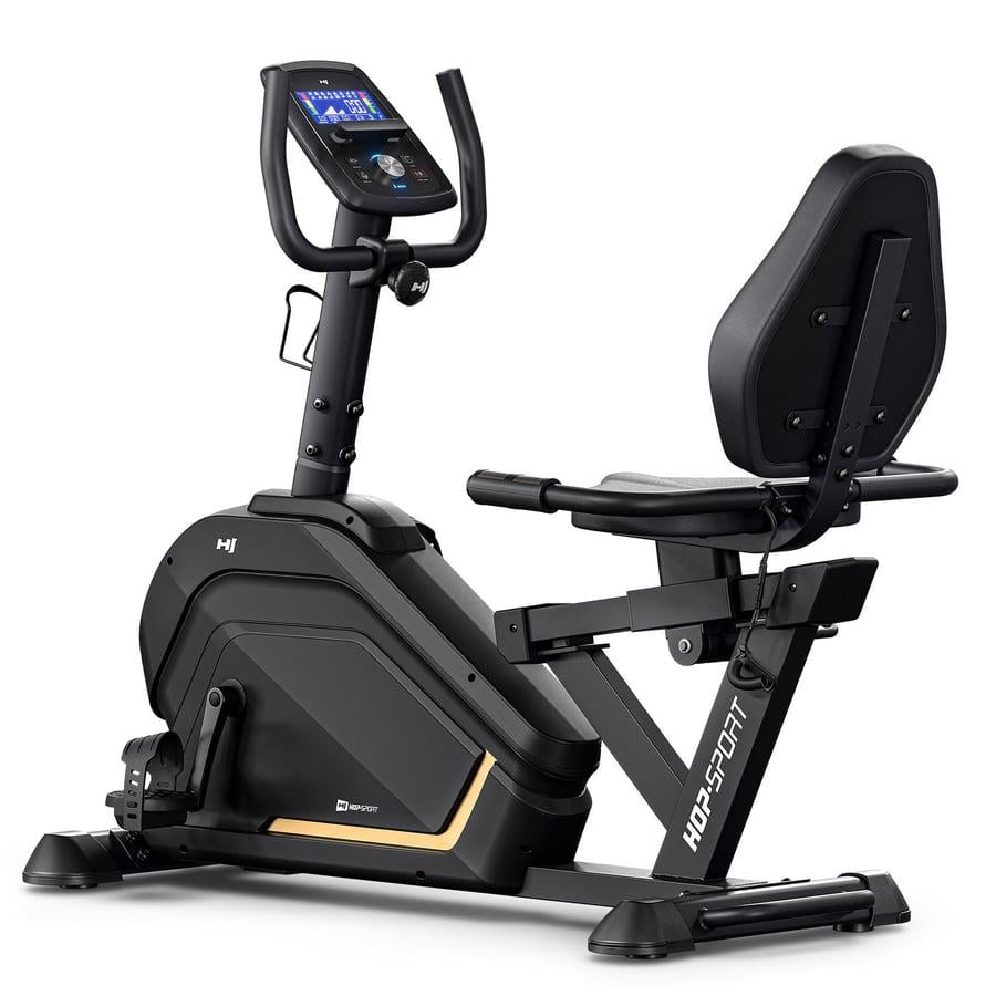 Велотренажер электромагнитный горизонтальный HS-120L Ravel Черный (5346)