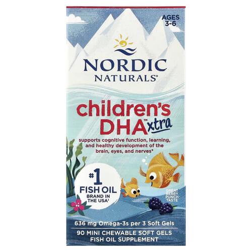 Омега-3 для детей Nordic Naturals Children's DHA Xtra 636 мг 90 мини капс. (NOR-02721)