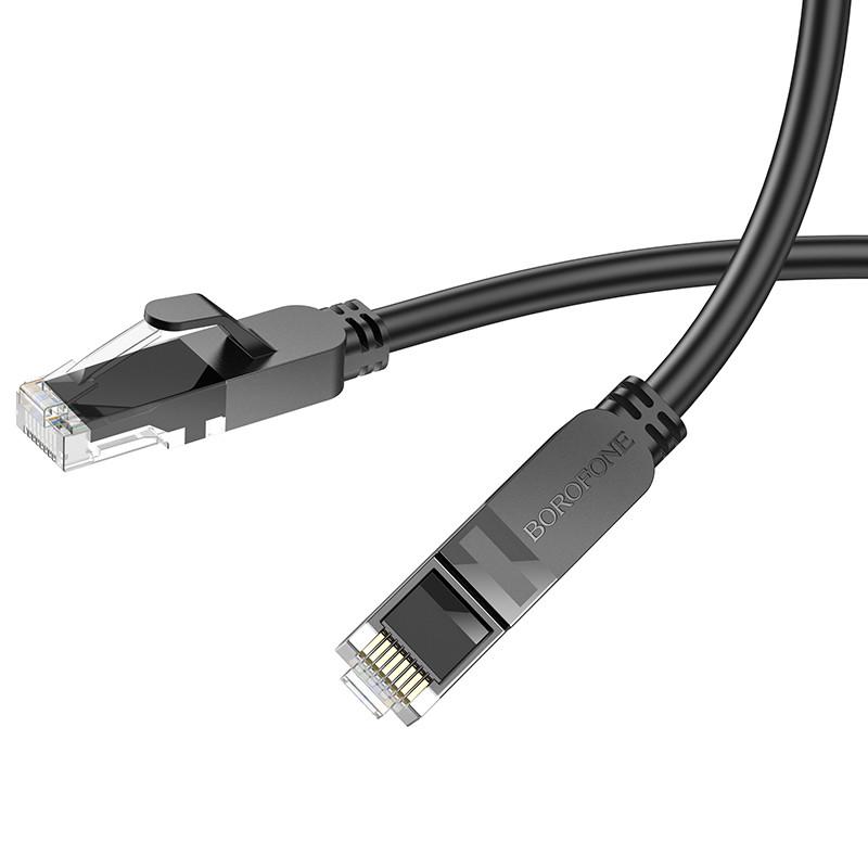 Кабель сетевой RJ45 Borofone BUS01 для интернета Cat6/1Gbps/3 м - фото 6