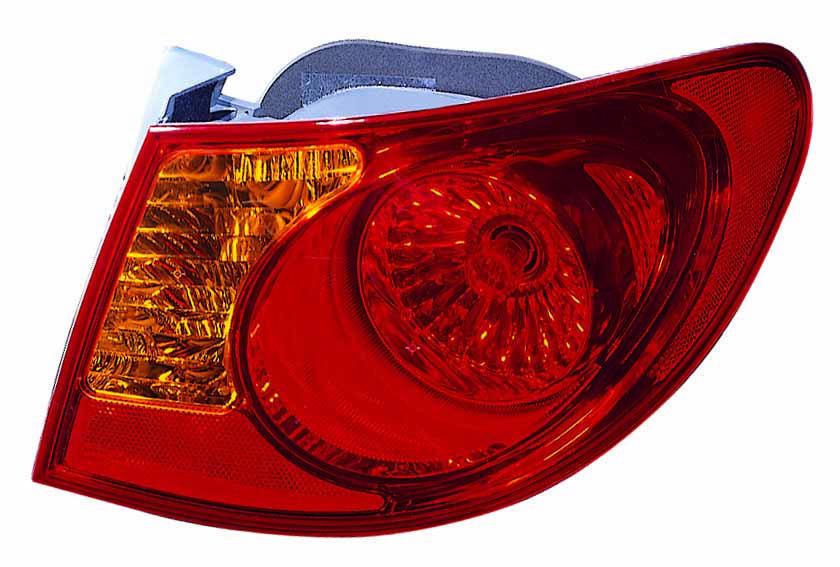 Ліхтар задній лівий Hyundai Elantra 2006-2010 зовнішній (221-1939L-UE)