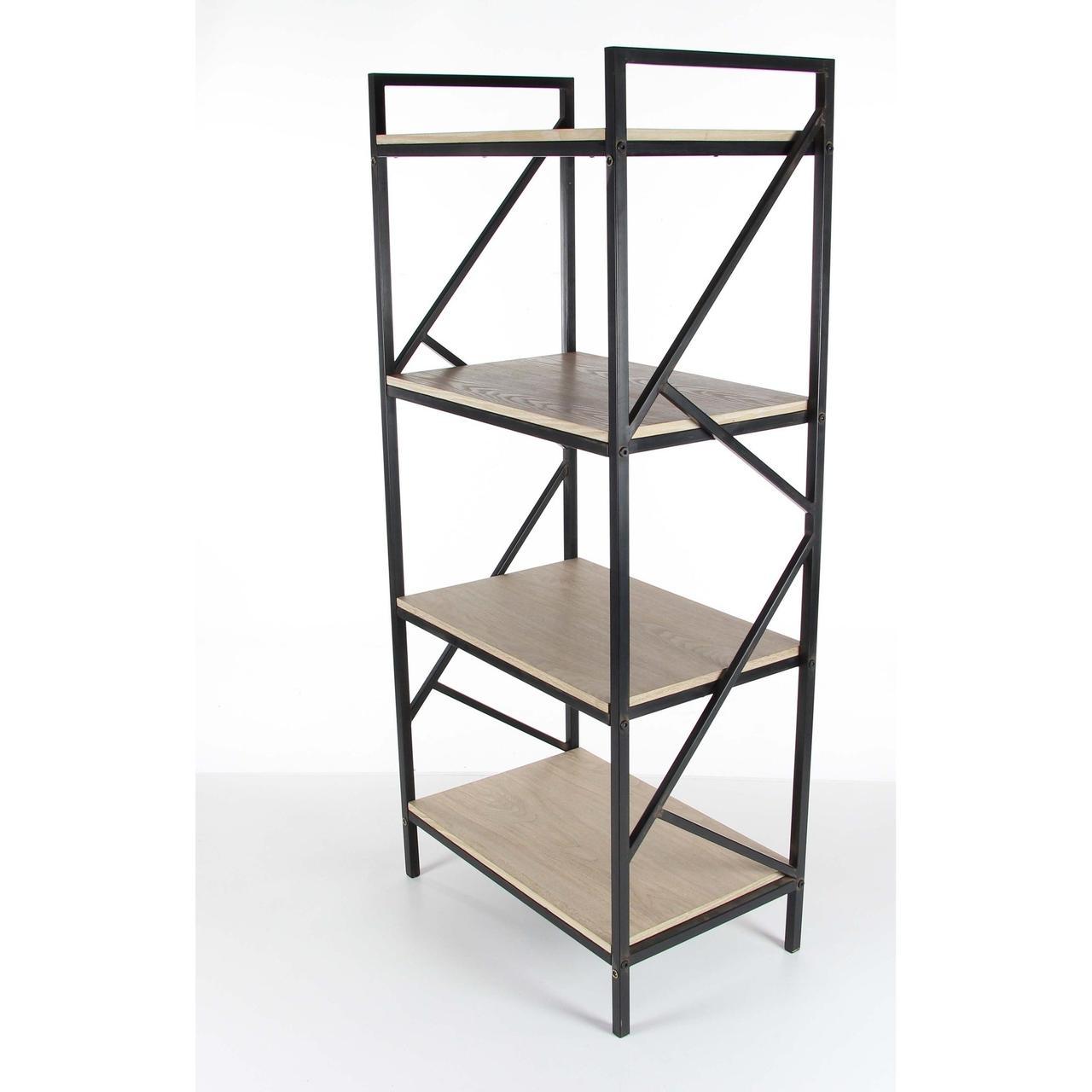 Стеллаж для хранения Loft NS-1687 1230x580x380 мм Черный (6156d57c3edc877ba85898cf)