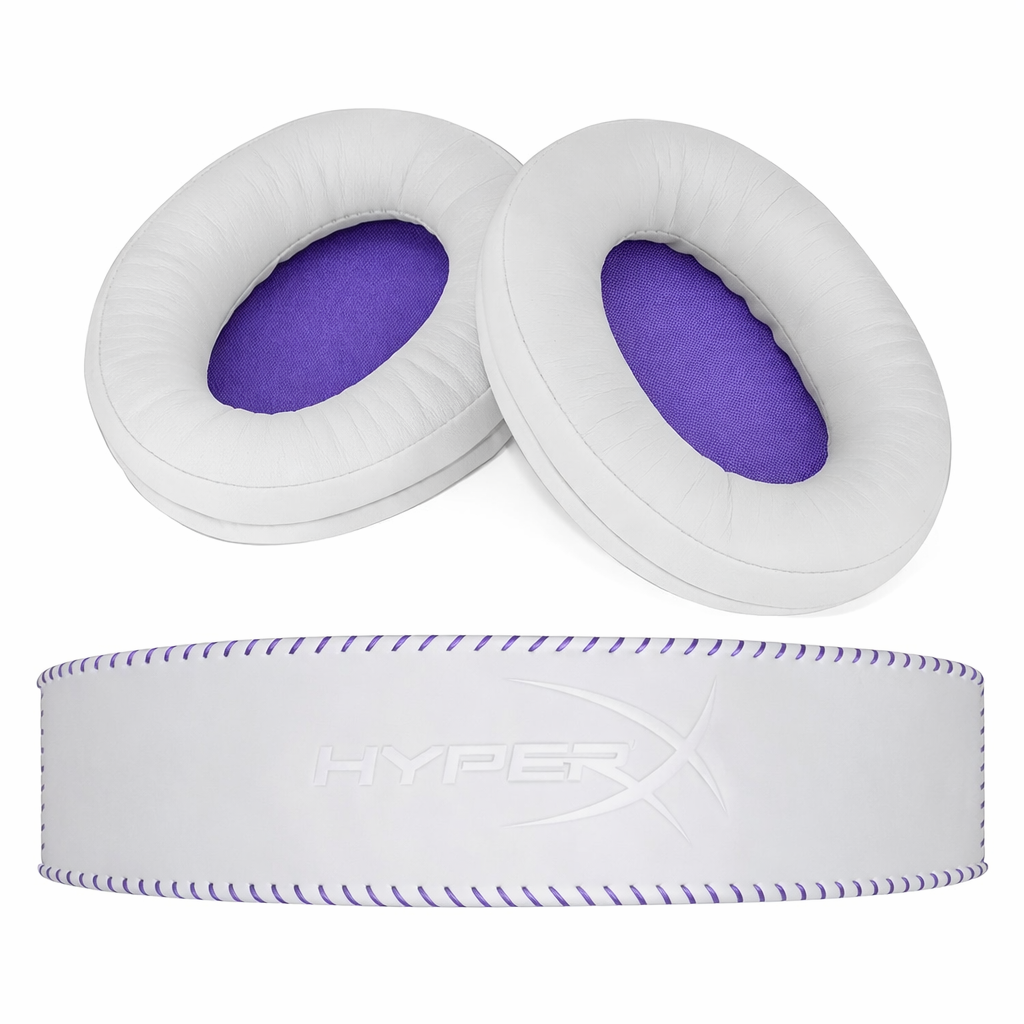 Накладка та амбушури для навушників HyperX Cloud I/II/Cloud Silver/Cloud Alpha/Cloud Pro White