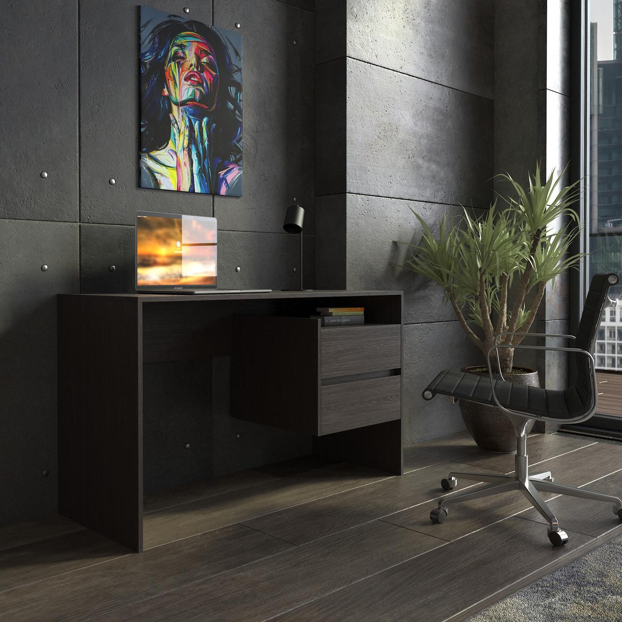 Письменный стол с ящиками Венге темный (ST-0006)