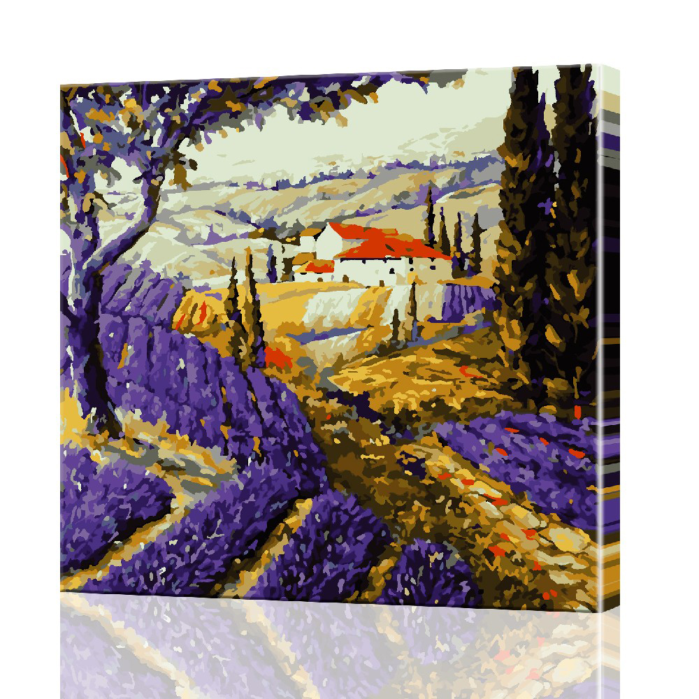Картина по номерам ArtSale Прованс PBN0038 40х40 см
