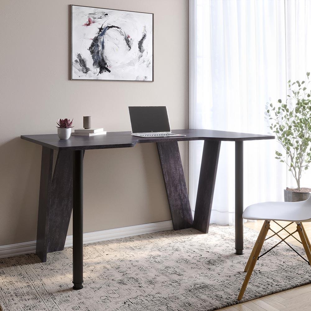 Комп'ютерний стіл LION Квест Бетон темний (LION-041164) - фото 2 Комп'ютерний стіл LION Квест Бетон темний (LION-041164) - фото 2