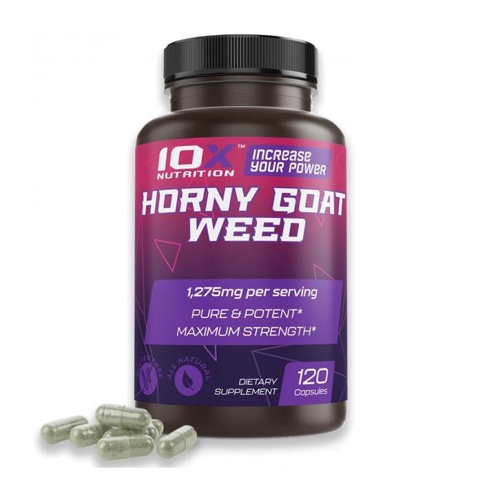 Натуральна добавка 10XNutrition Horney Goat Weed 120 капс. (9008)