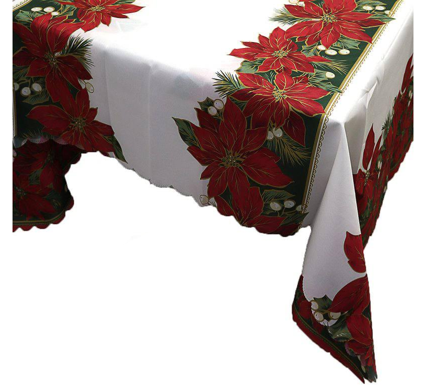Скатерть New Year's flowers 120x150 см (50079-150 )