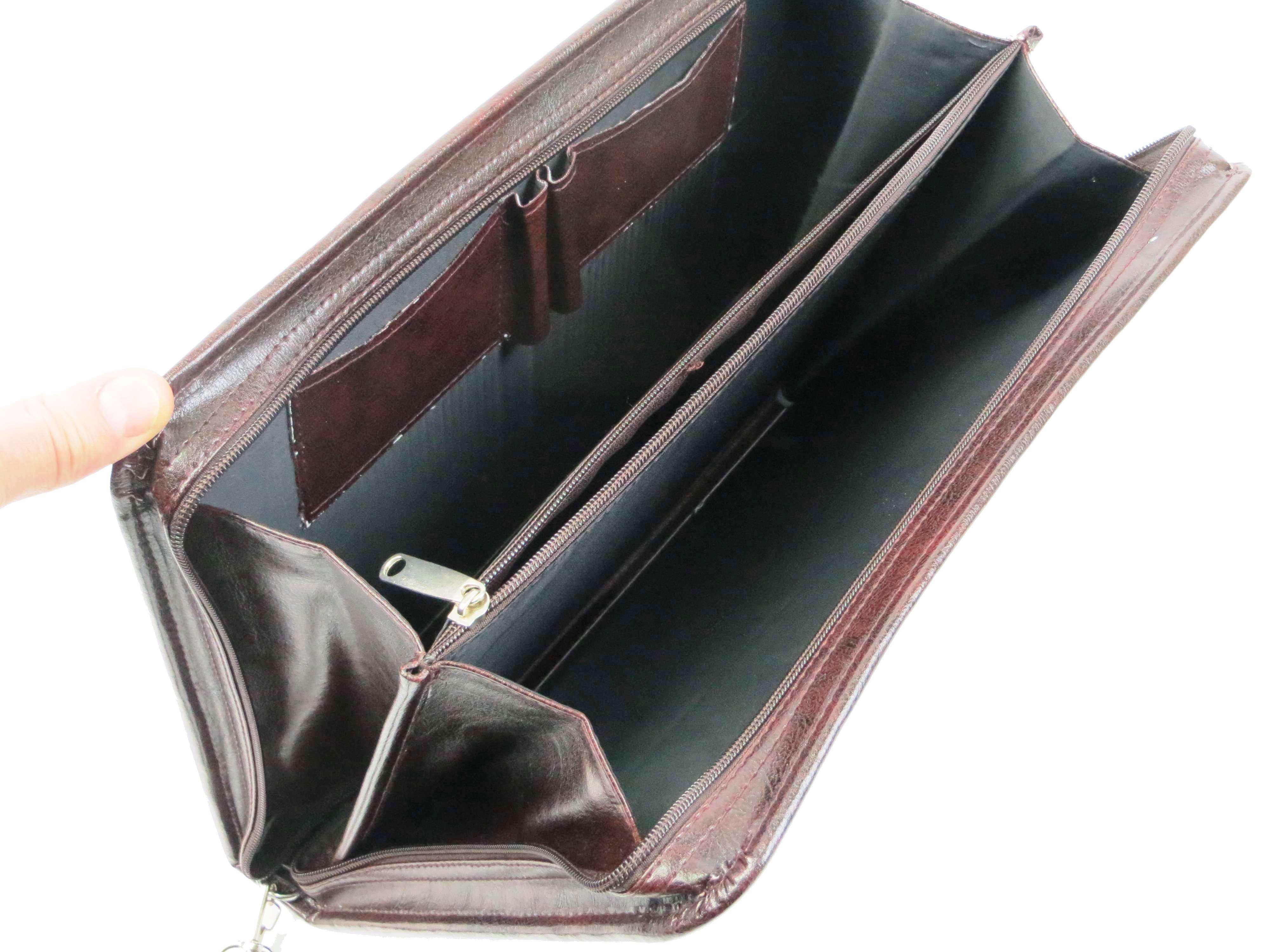 Папка деловая Exclusive для документов из экокожи Коричневый (710900 brown) - фото 4 Папка деловая Exclusive для документов из экокожи Коричневый (710900 brown) - фото 4