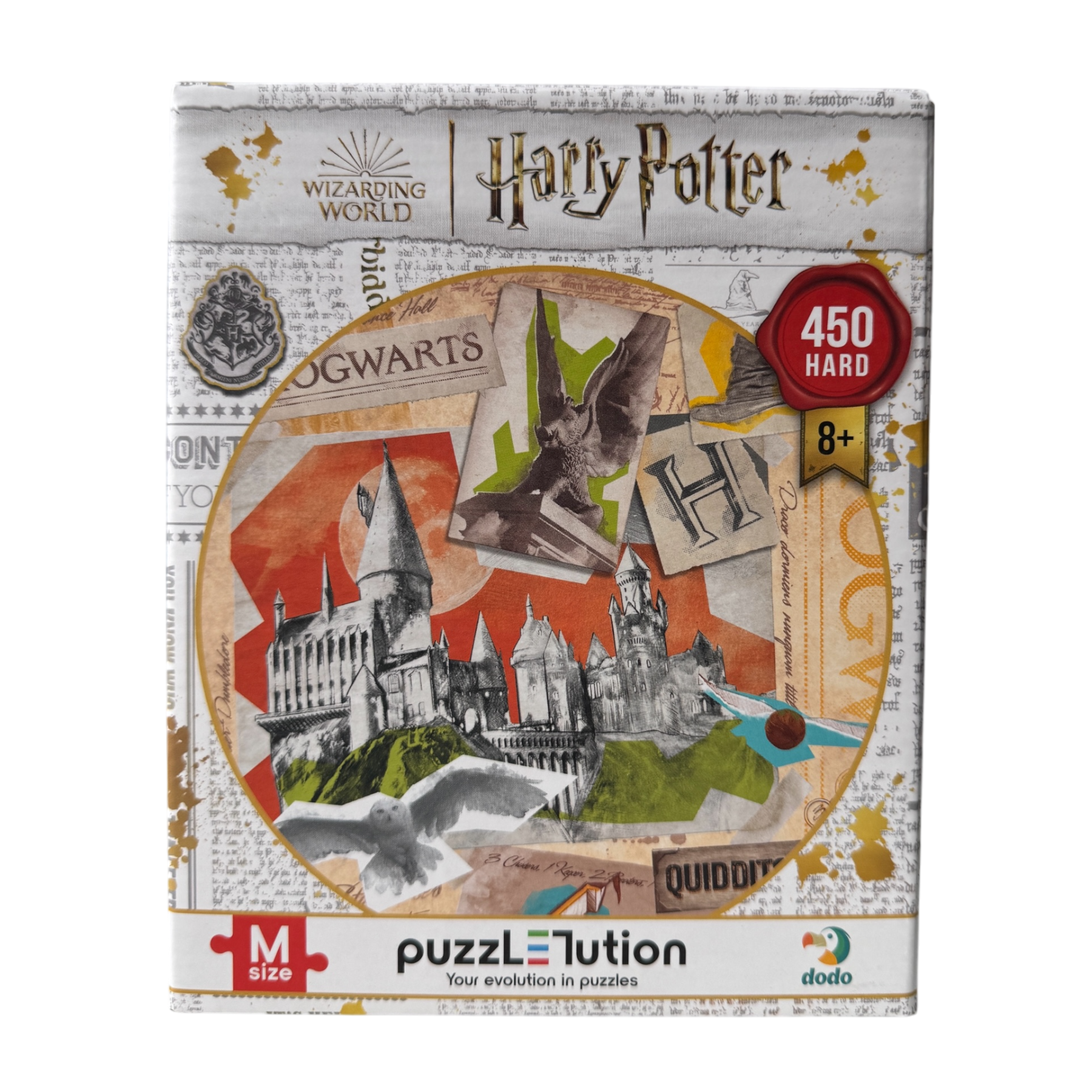 Пазл DoDo Harry Potter Школа Хогвартс та поле для Квідича Hard-M (113080)