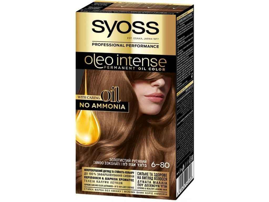 Краска для волос SYOSS Oleo Intense 6-80 Золотистый русый (841952)