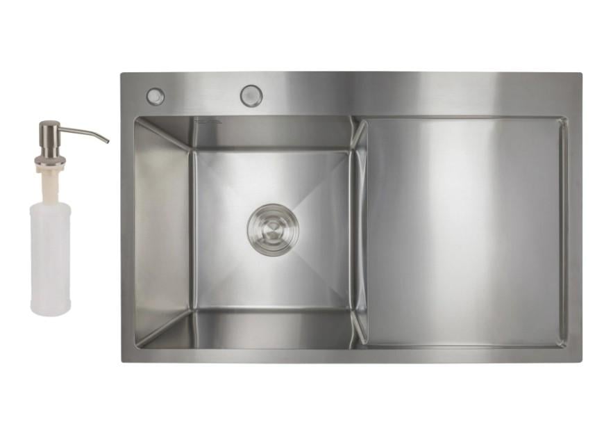 Мойка для кухни Lidz Handmade 3/1 мм (H7849R/LDH7849BRUR45591)