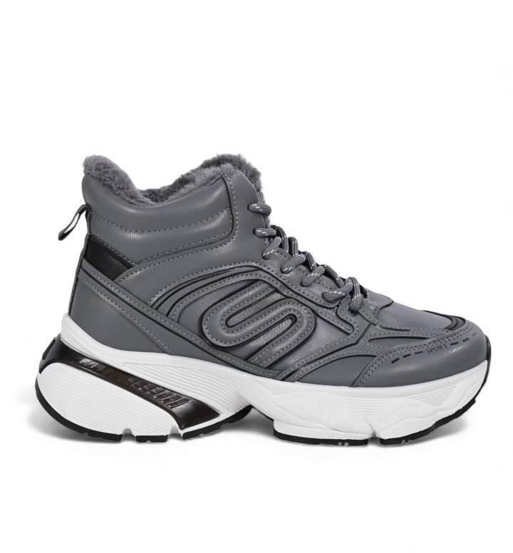 Черевики жіночі Loretta K908-3 зимові р. 37 Сірий (30078779) - фото 3