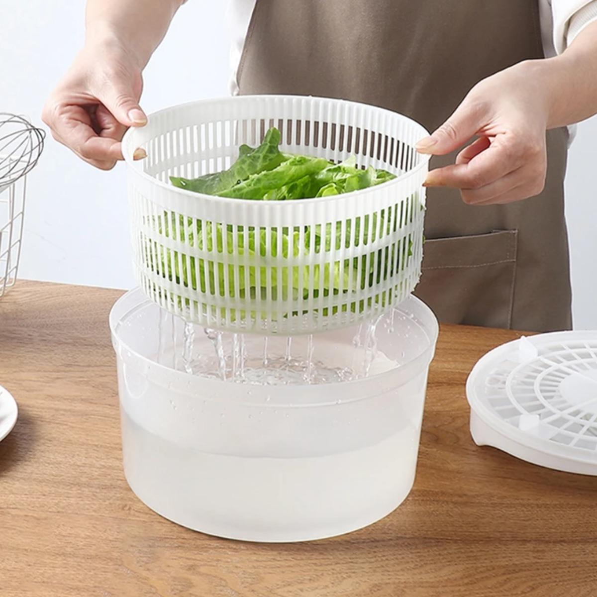 Сушарка для зелені та овочів Salad Spinner 21,5х13 см (R94390) - фото 2