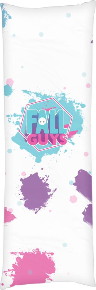 Подушка дакимакура Fall Guys Art 60x180 см (14100225)