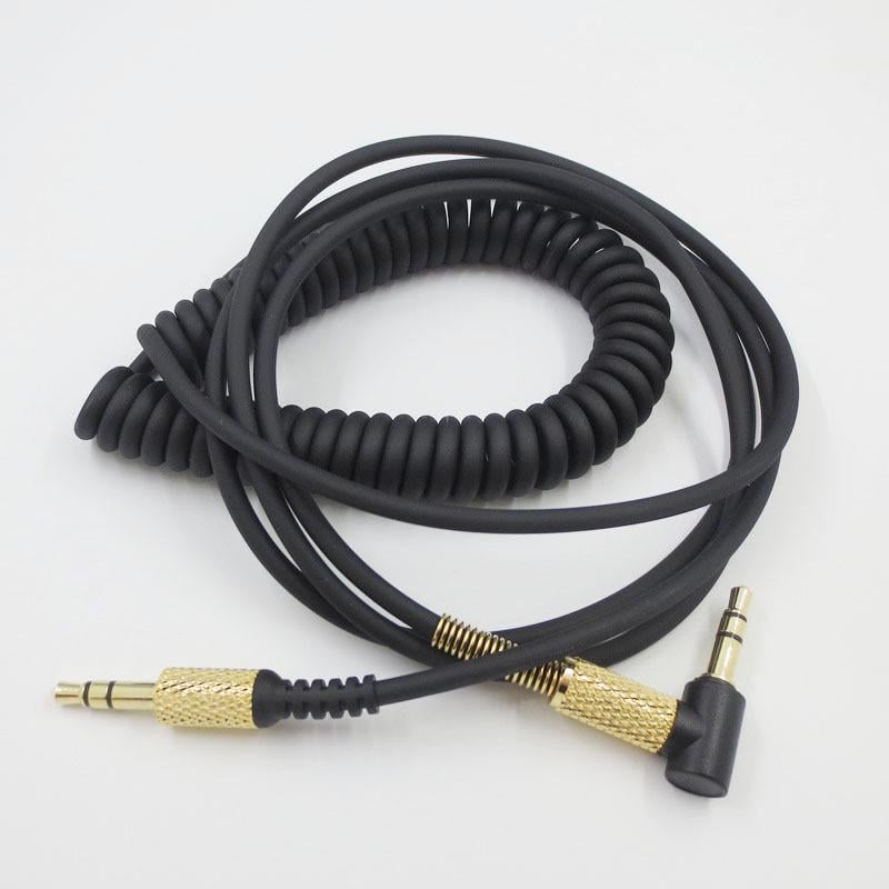 Кабель AUX для наушников Marshall Major II/III/IV/V Mid Monitor Черный