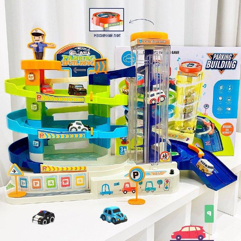 Дитячий музичний гараж для машинок TK Group 799920 з автоматичним підйомником 3 поверхи українська озвучка (2009015728) - фото 10 Дитячий музичний гараж для машинок TK Group 799920 з автоматичним підйомником 3 поверхи українська озвучка (2009015728) - фото 10