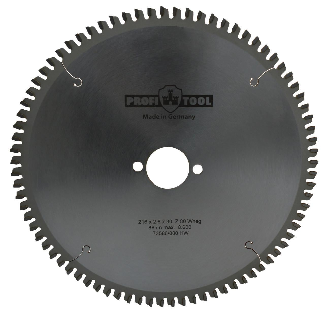 Диск пиляльний PROFITOOL Z 80 Wneg 216х2,8х1,8х30 мм (2121605) Диск пиляльний PROFITOOL Z 80 Wneg 216х2,8х1,8х30 мм (2121605)