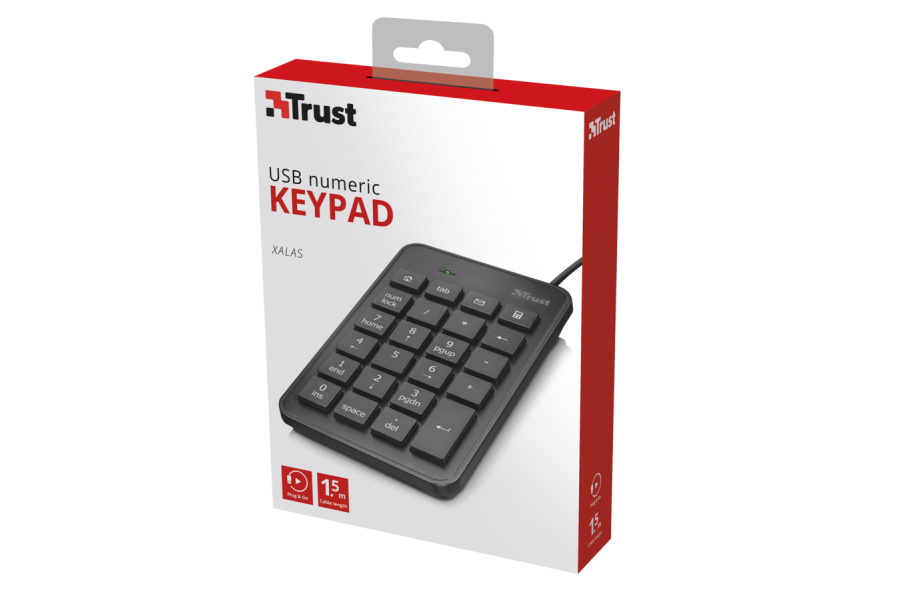 Клавиатура цифровая Xalas USB Keypad (22221) - фото 3